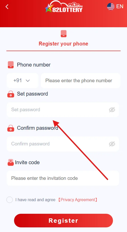 create a password